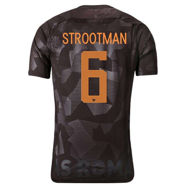AS Roma Trikot Heim Strootman 2017-18 Fussballtrikots Günstig